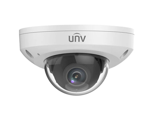 Uniview 4MP Anti Vandal 2.8mm Fixed Lens Mini Dome CCTV Camera Mic
