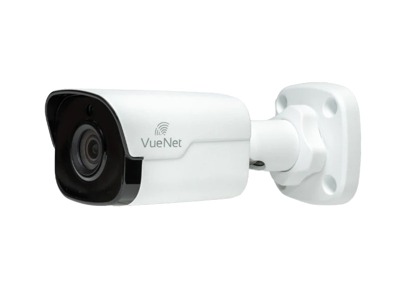 VueNet 5MP 4MM Fixed Lens Mini Starlight Bullet IP CCTV Camera Mic