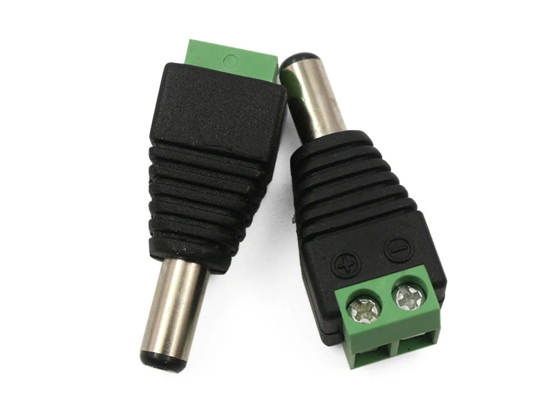 Male DC Power Jack - 100 Pack